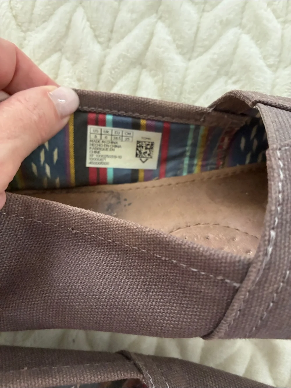 TOMS Women's Canvas Slip-On Shoes - Brown